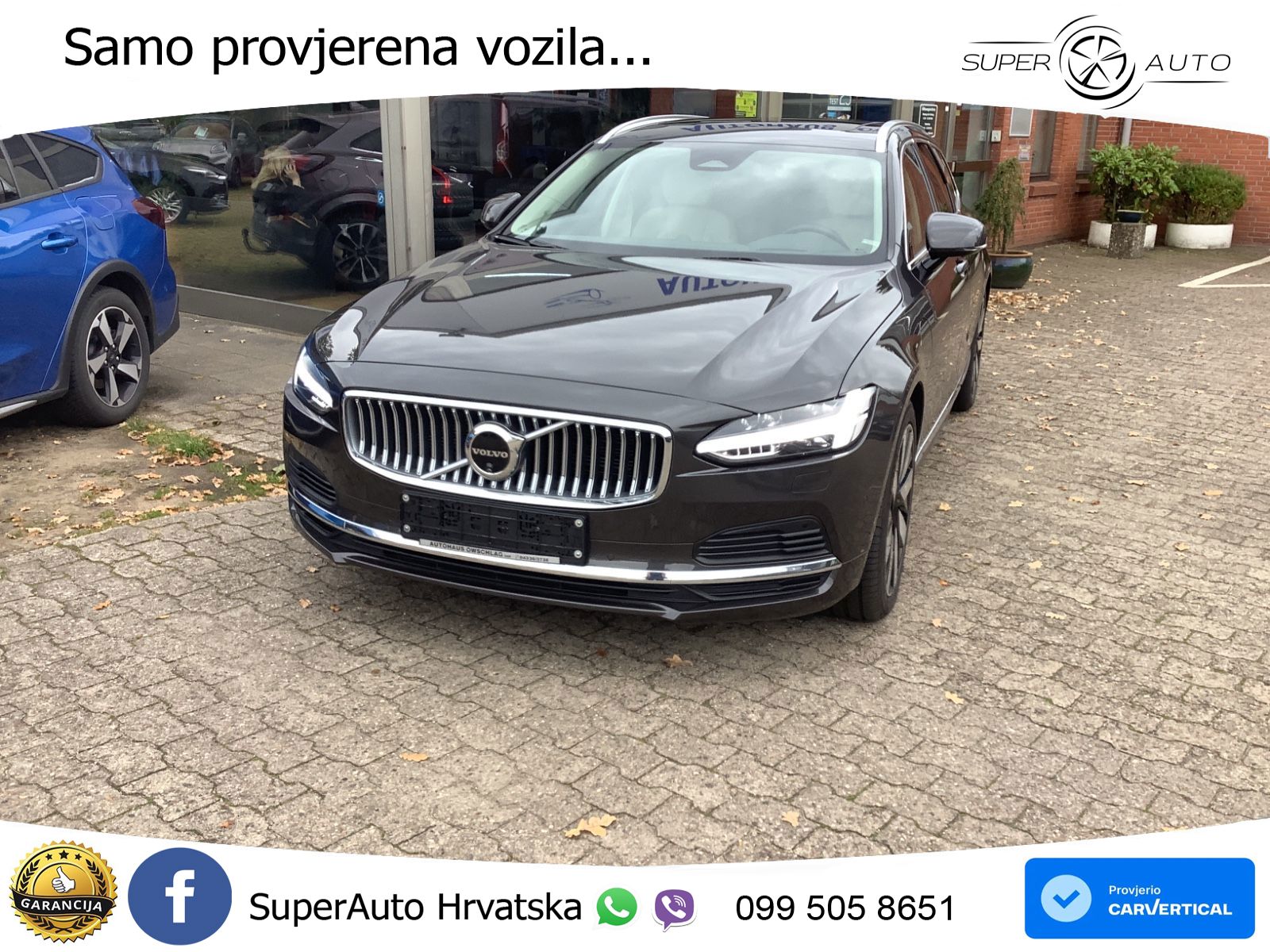Volvo V90 Recharge T8 AWD Geartronic ZRAČNI+ACC+GR SJED+KAM+PANO
