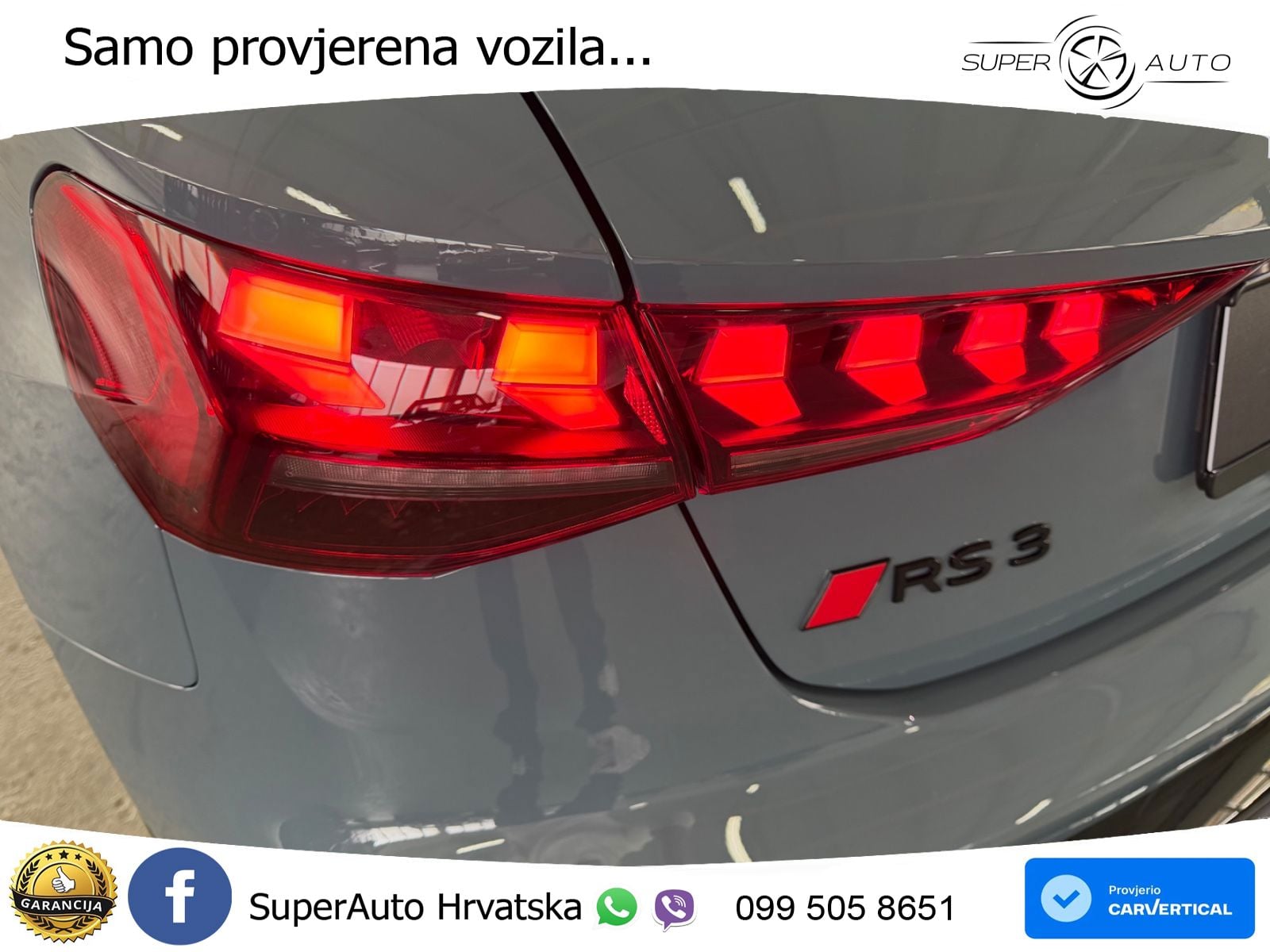 Audi RS3 Sedan 2.5 TFSI (400 KS) quattro S tronic LED+GR SJED+ACC