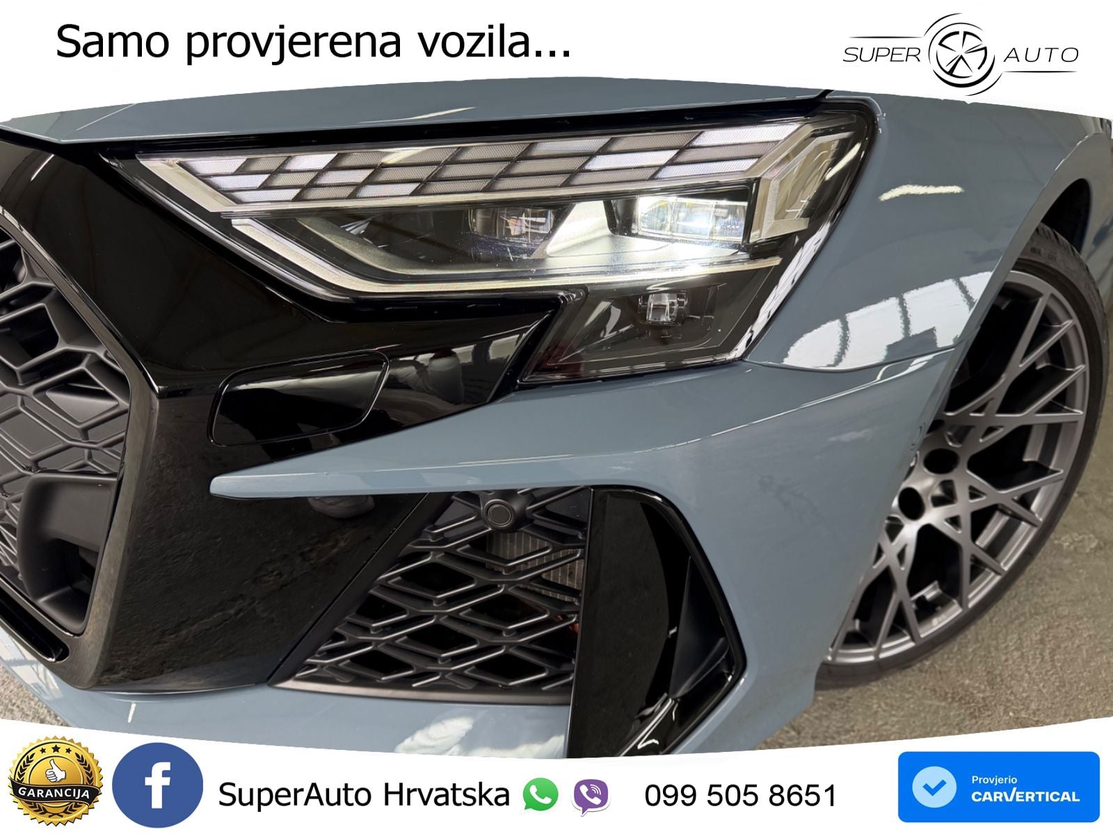 Audi RS3 Sedan 2.5 TFSI (400 KS) quattro S tronic LED+GR SJED+ACC
