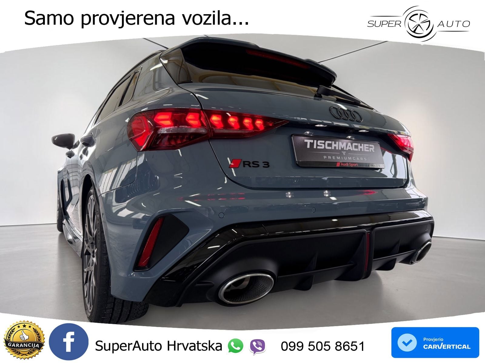 Audi RS3 Sedan 2.5 TFSI (400 KS) quattro S tronic LED+GR SJED+ACC