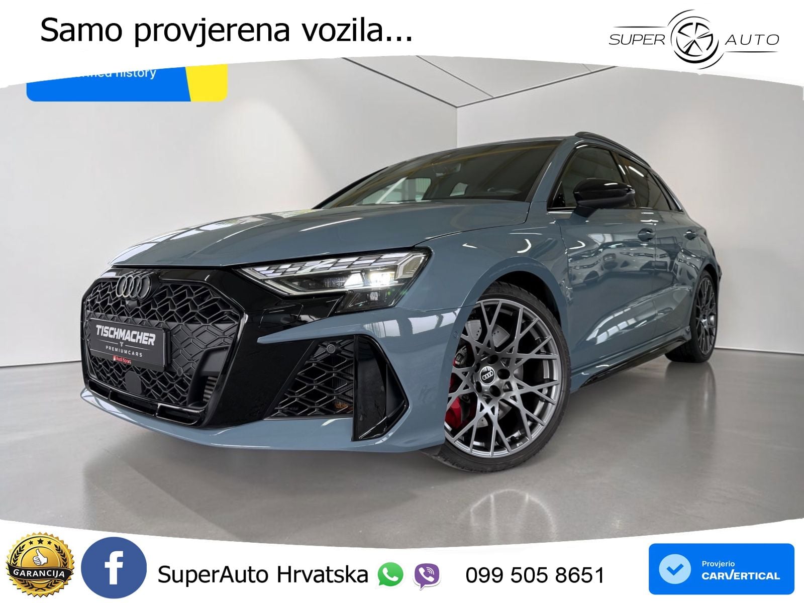Audi RS3 Sedan 2.5 TFSI (400 KS) quattro S tronic LED+GR SJED+ACC