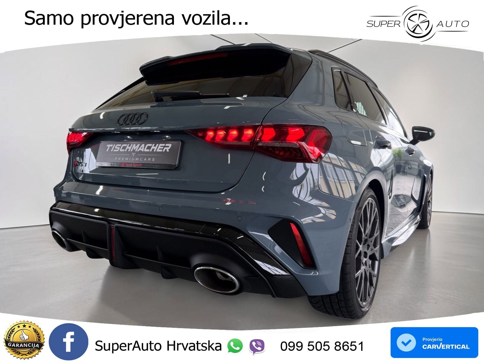 Audi RS3 Sedan 2.5 TFSI (400 KS) quattro S tronic LED+GR SJED+ACC