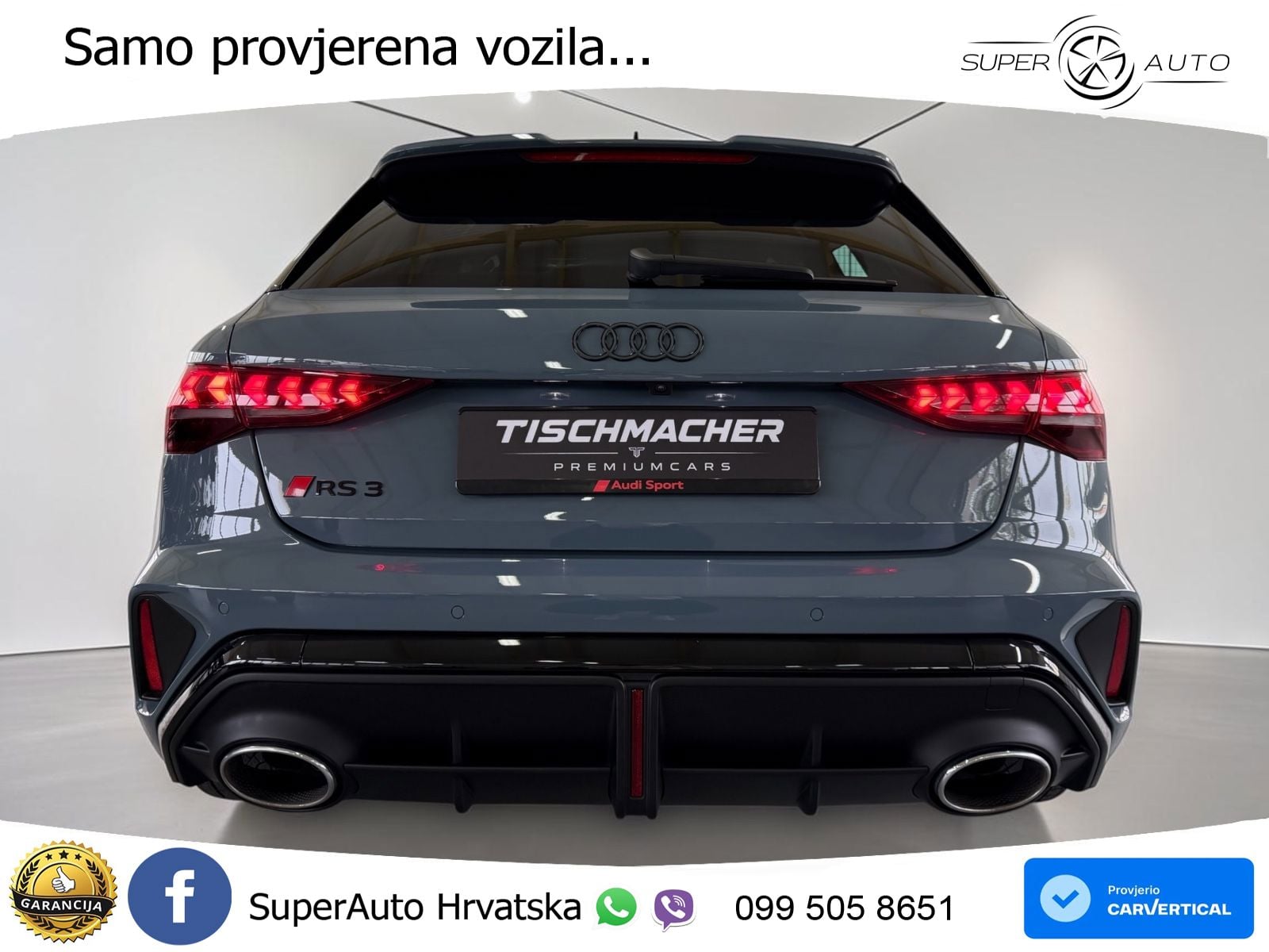 Audi RS3 Sedan 2.5 TFSI (400 KS) quattro S tronic LED+GR SJED+ACC