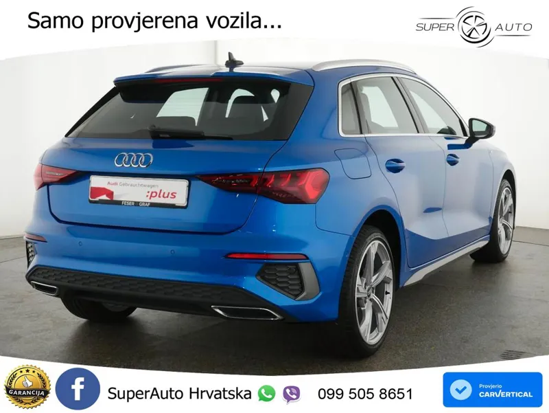 Audi A3 40 TFSIe (204 KS) S tronic S line