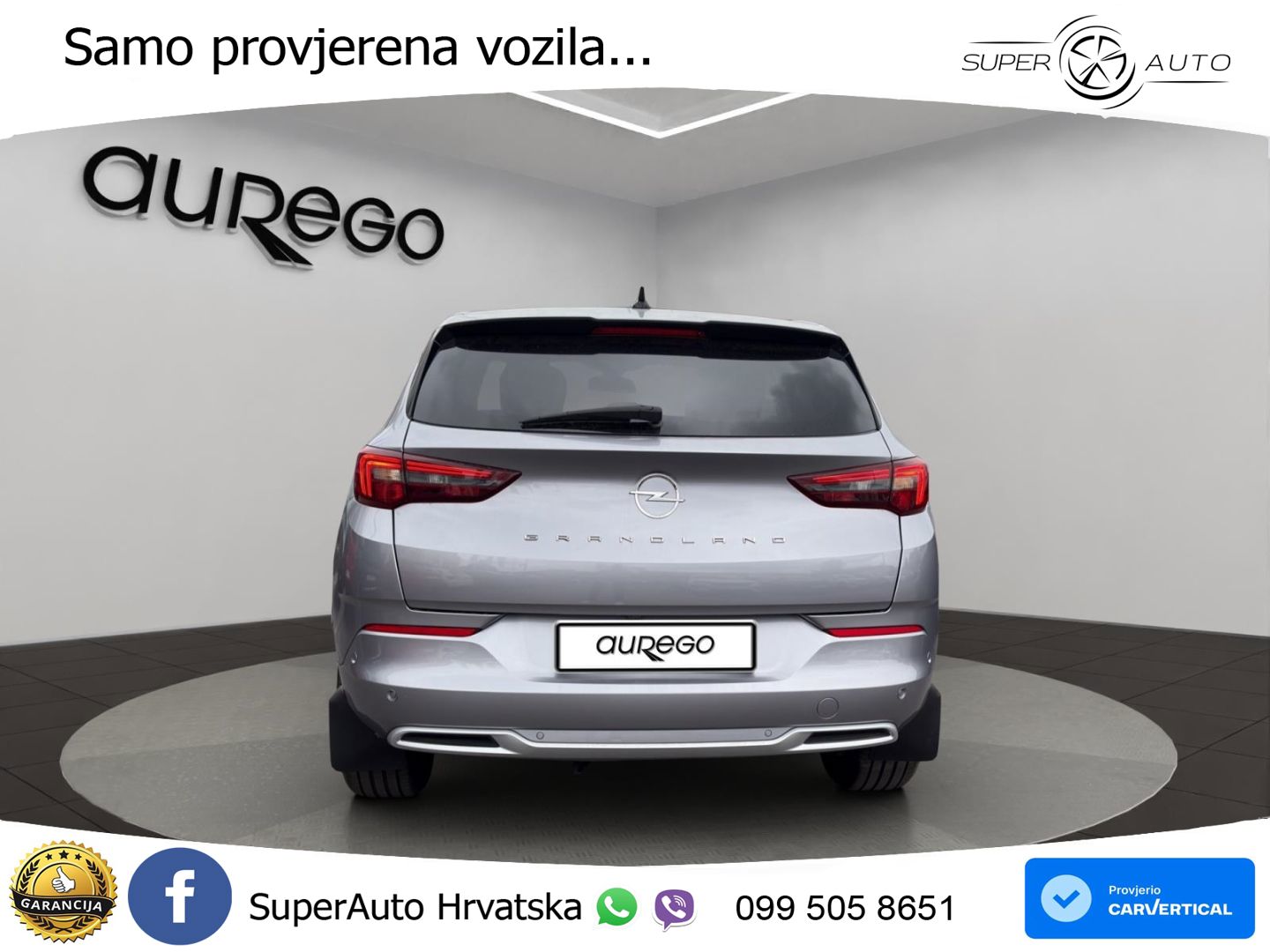 Opel Grandland 1.2i Turbo (130 KS) Automatic Elegance LED+GR SJED+ACC