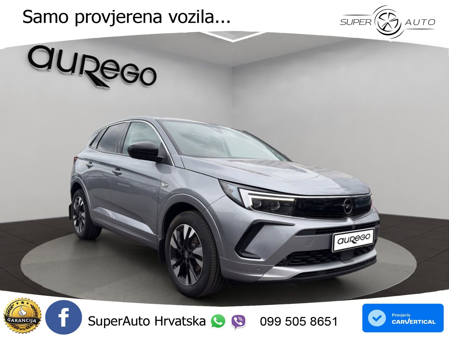 Opel Grandland 1.2i Turbo (130 KS) Automatic Elegance LED+GR SJED+ACC