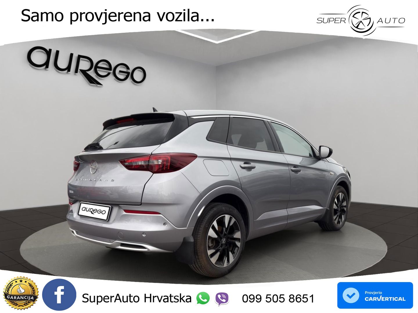 Opel Grandland 1.2i Turbo (130 KS) Automatic Elegance LED+GR SJED+ACC