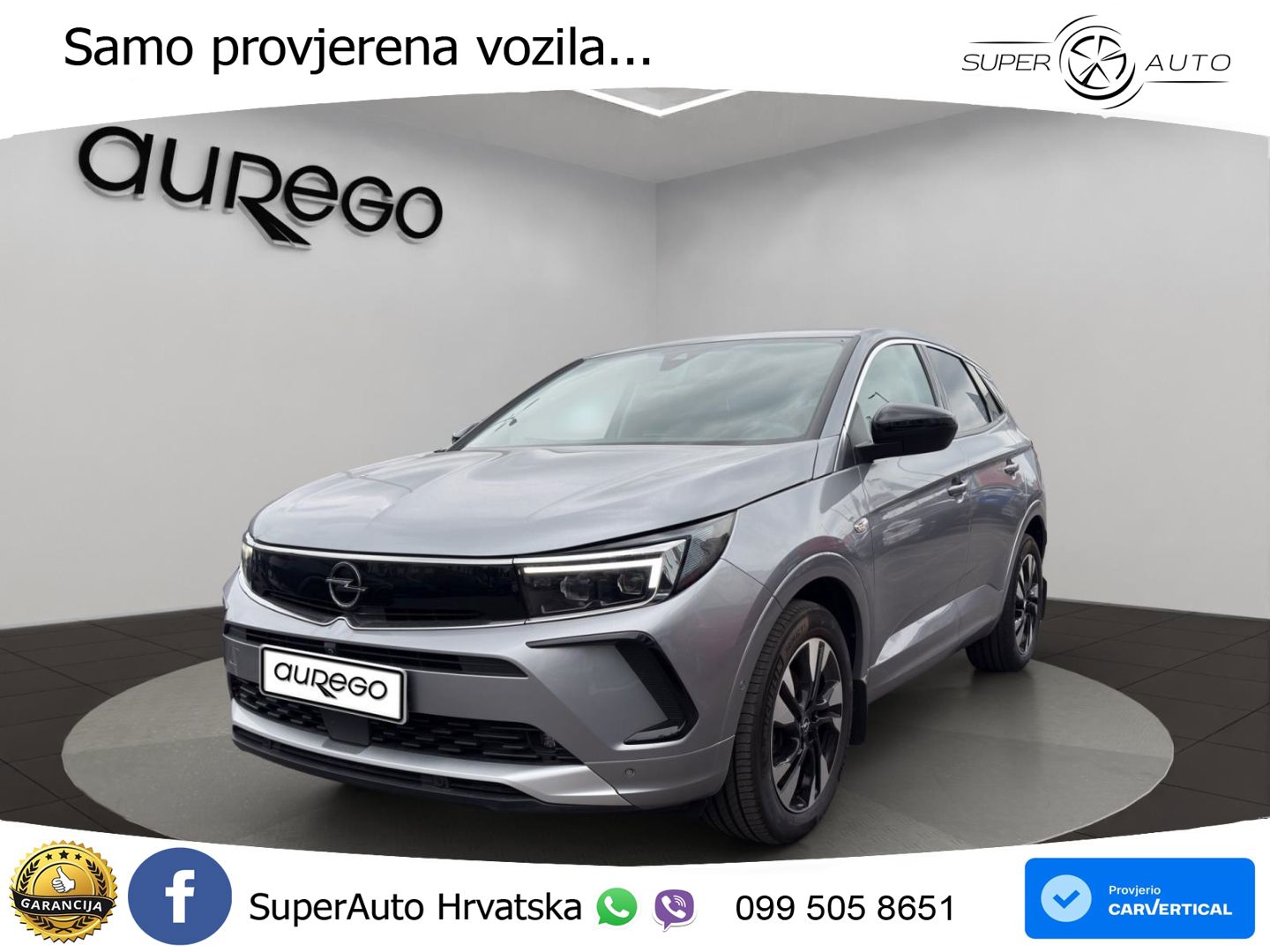 Opel Grandland 1.2i Turbo (130 KS) Automatic Elegance LED+GR SJED+ACC