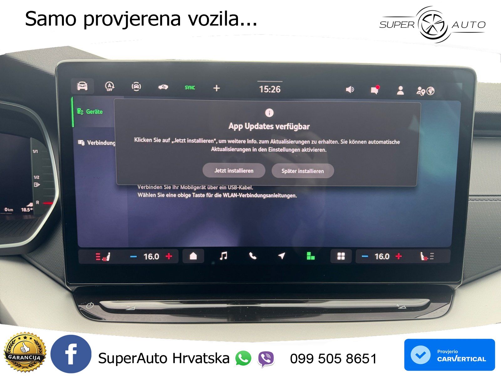 Škoda Octavia Combi 2.0 TDI (150 KS) DSG Selection LED+GR SJED+ACC