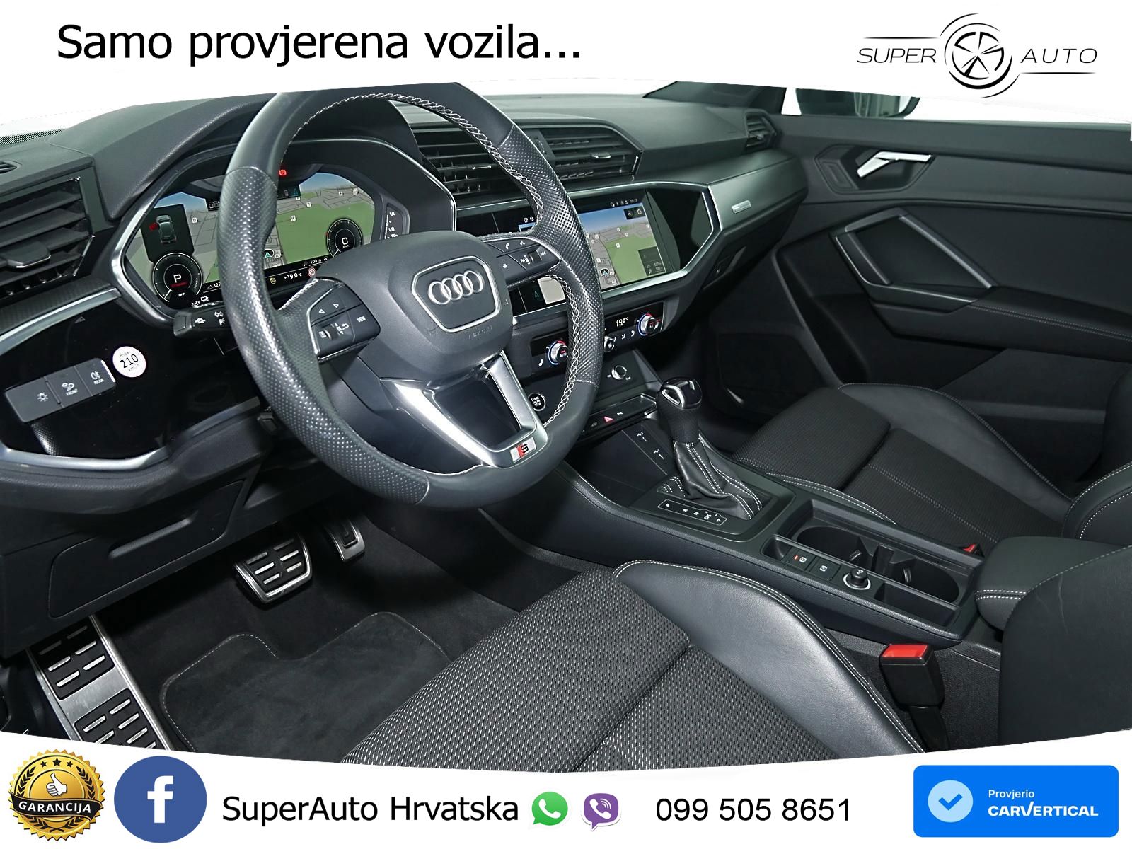 Audi Q3 45 TFSIe (245 KS) S tronic S line LED+GR SJED+ACC
