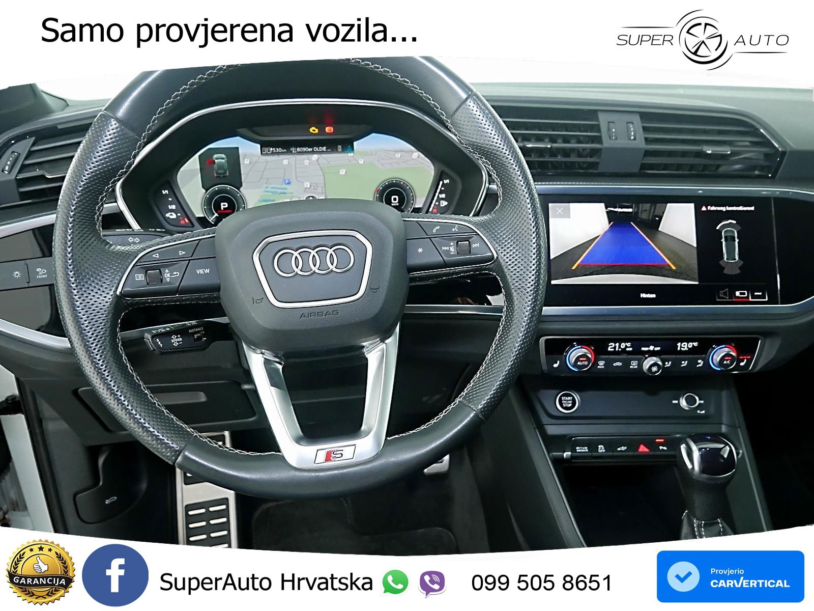 Audi Q3 45 TFSIe (245 KS) S tronic S line LED+GR SJED+ACC