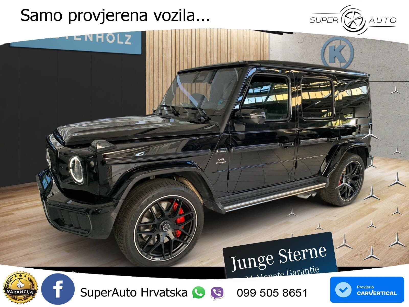 Mercedes AMG G 63 Long V8 (585 KS) 4MATIC 9G-TRONIC AMG SPEEDSHIFT TCT Exclusive LED+GR SJED+ACC
