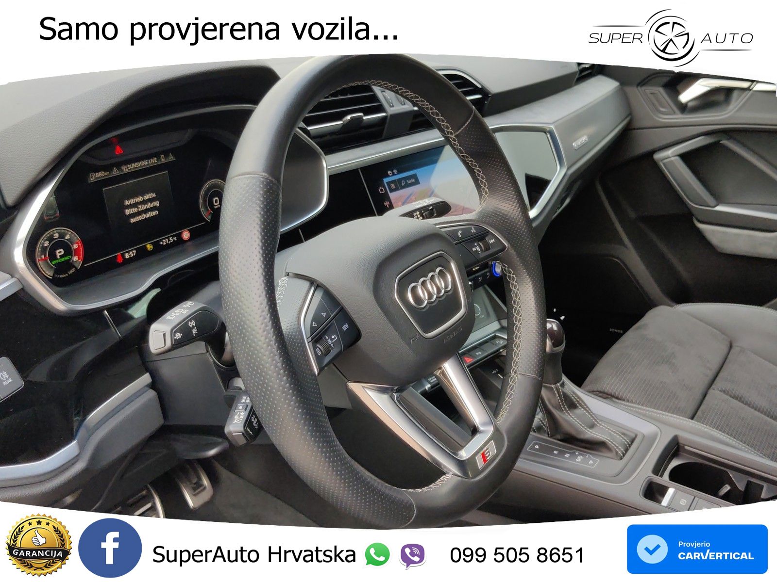 Audi Q3 40 TDI (200 KS) quattro S tronic S line LED+GR SJED+ACC