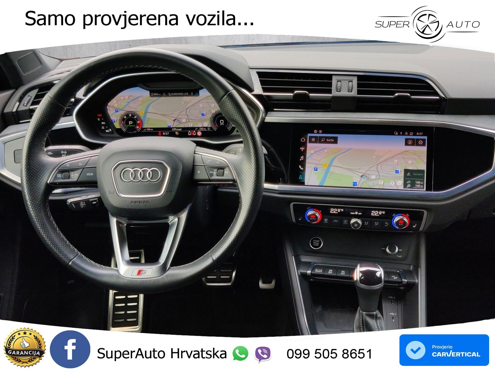 Audi Q3 40 TDI (200 KS) quattro S tronic S line LED+GR SJED+ACC