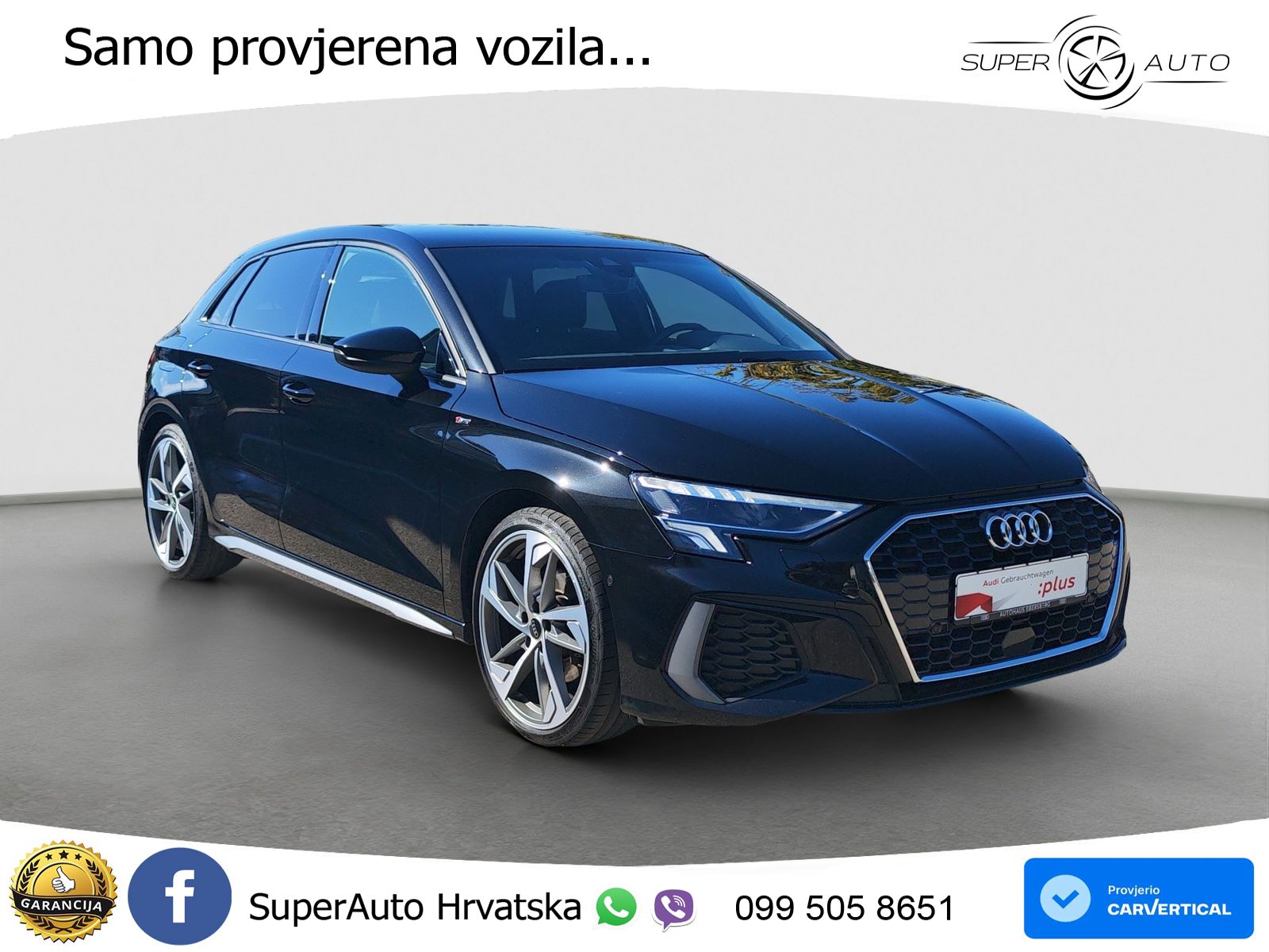 Audi A3 35 TDI (150 KS) S tronic S line LED+GR SJED+ACC