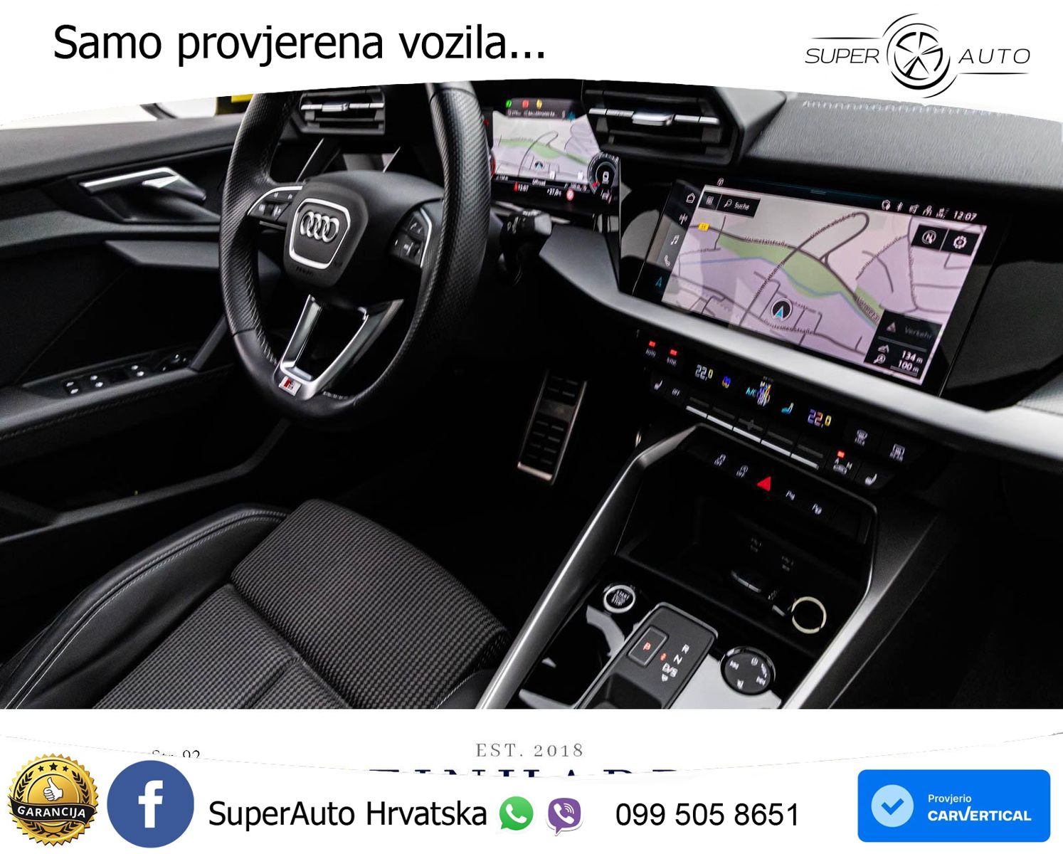 Audi A3 40 TFSI (190 KS) quattro S tronic 2x S line MATRIX+GR SJED+KAM
