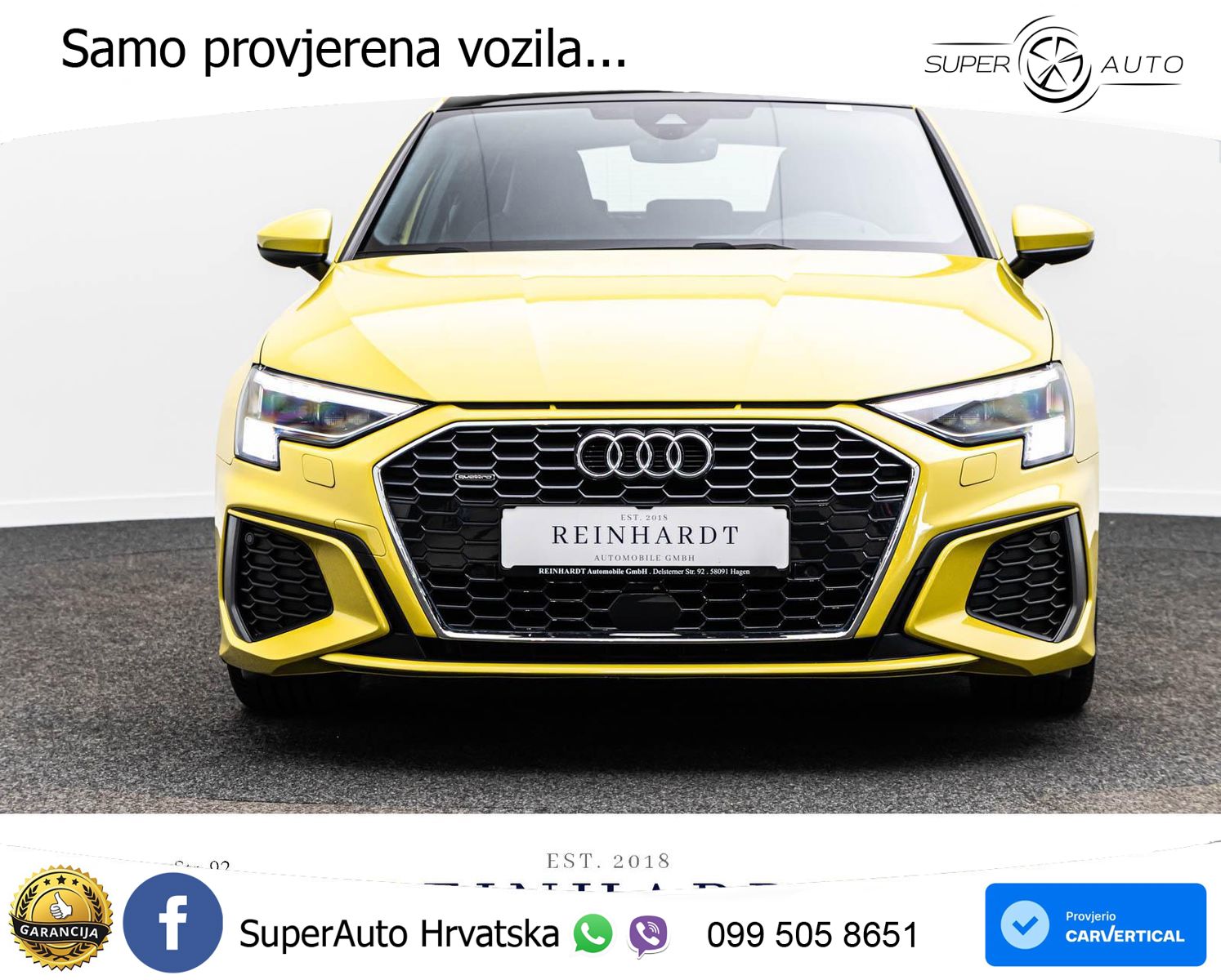 Audi A3 40 TFSI (190 KS) quattro S tronic 2x S line MATRIX+GR SJED+KAM