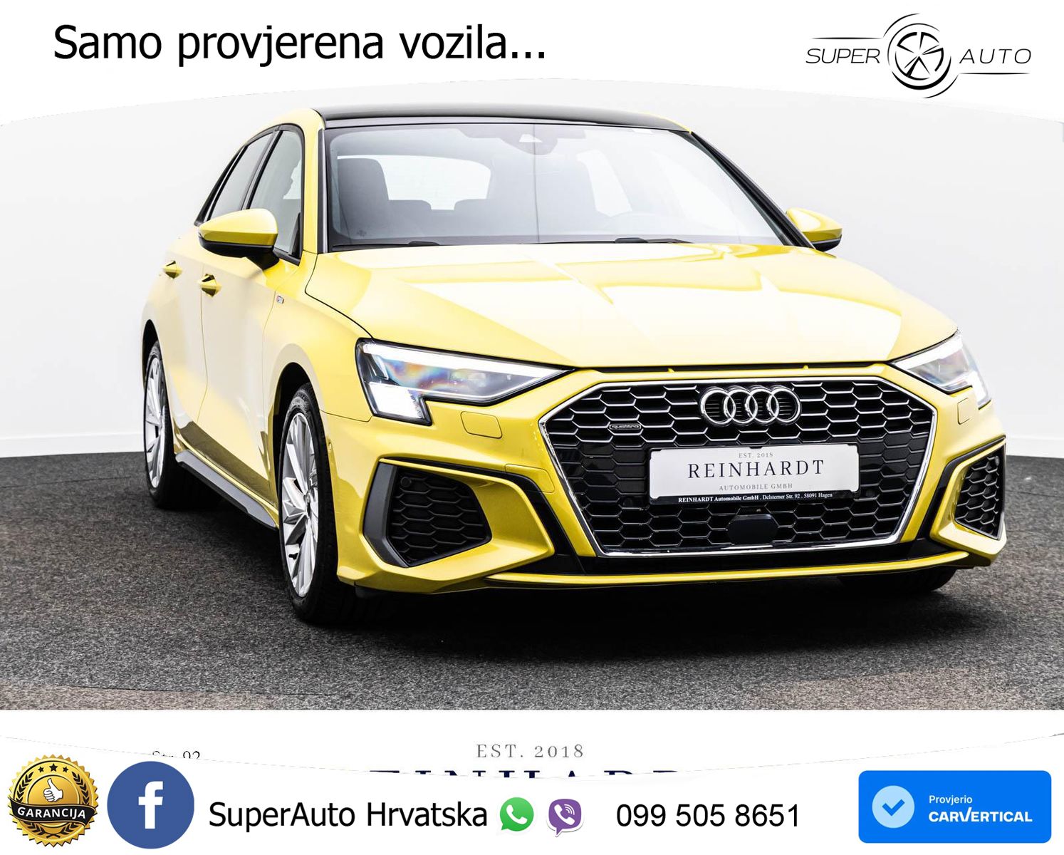 Audi A3 40 TFSI (190 KS) quattro S tronic 2x S line MATRIX+GR SJED+KAM