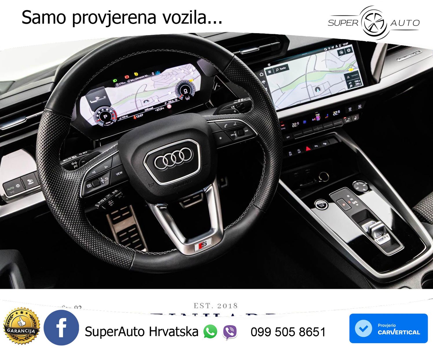 Audi A3 40 TFSI (190 KS) quattro S tronic 2x S line MATRIX+GR SJED+KAM