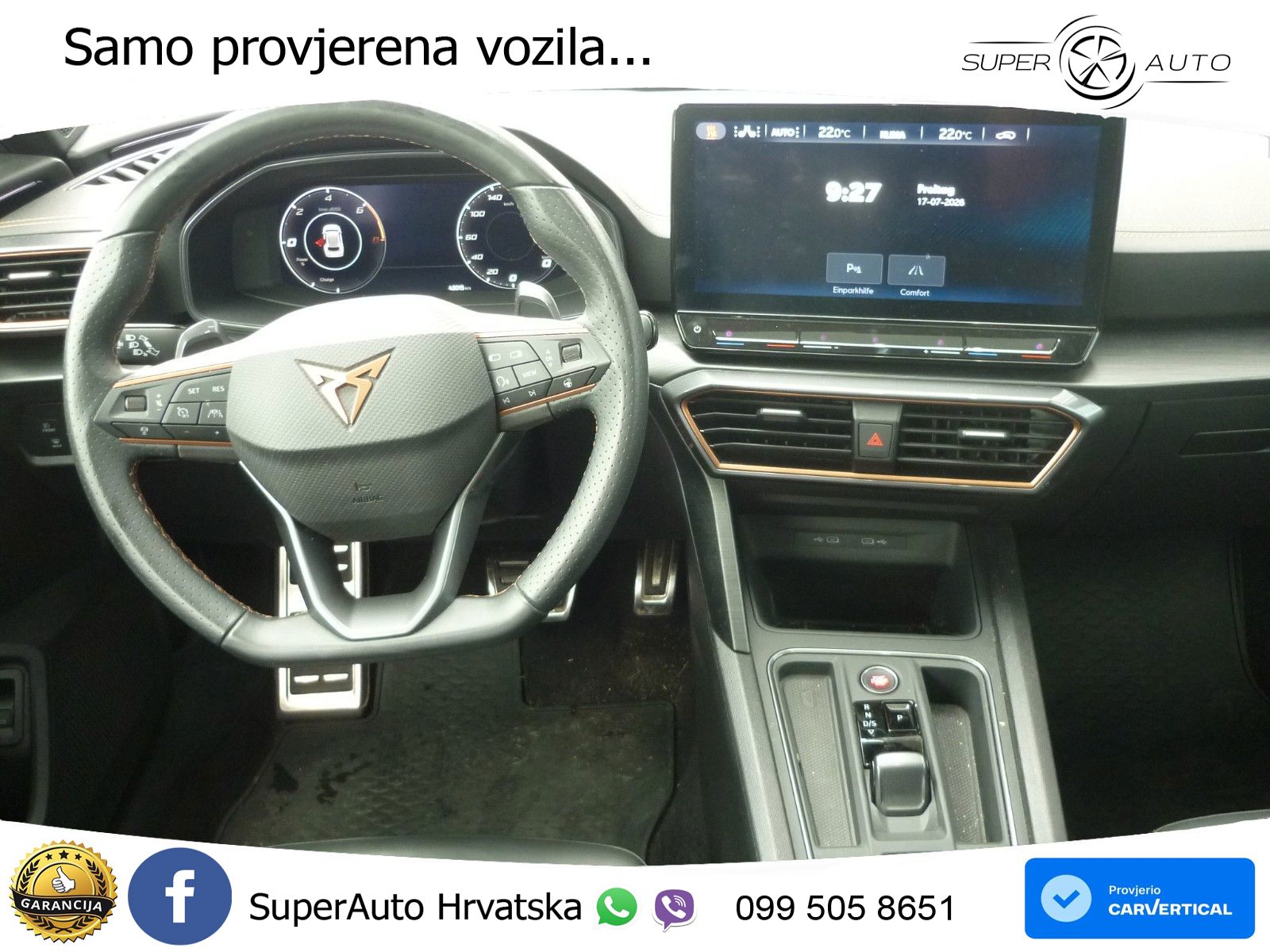 Cupra Formentor 1.4 TSI (245 KS) e-Hybrid DSG VZ LED+GR SJED+ACC