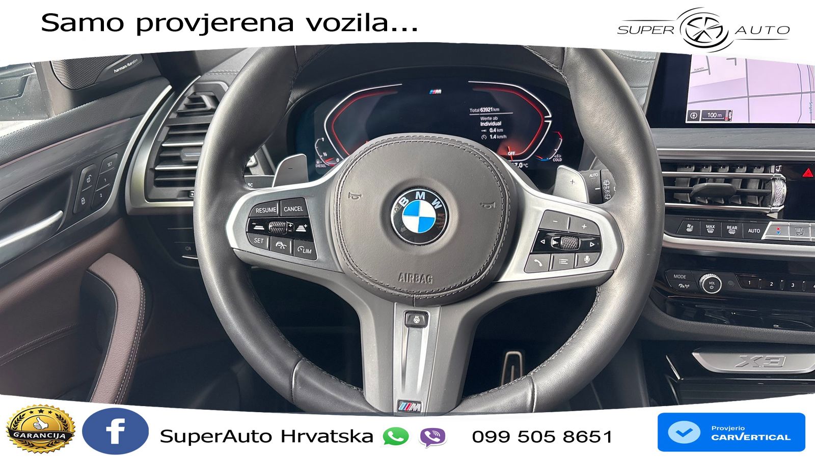 BMW X3 30d xDrive Steptronic M Sport LED+GR SJED+ACC
