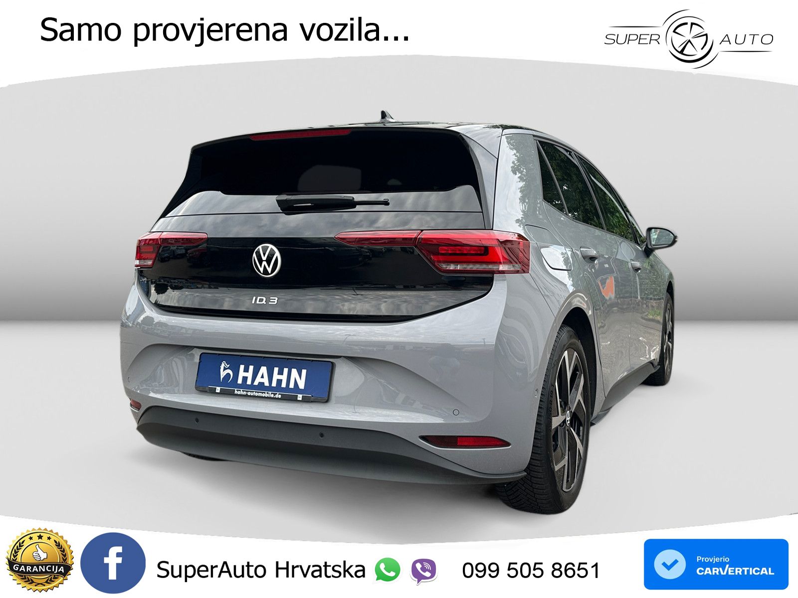 Volkswagen ID.3 Pro 62 kWh (204 KS) LED+GR SJED+ACC