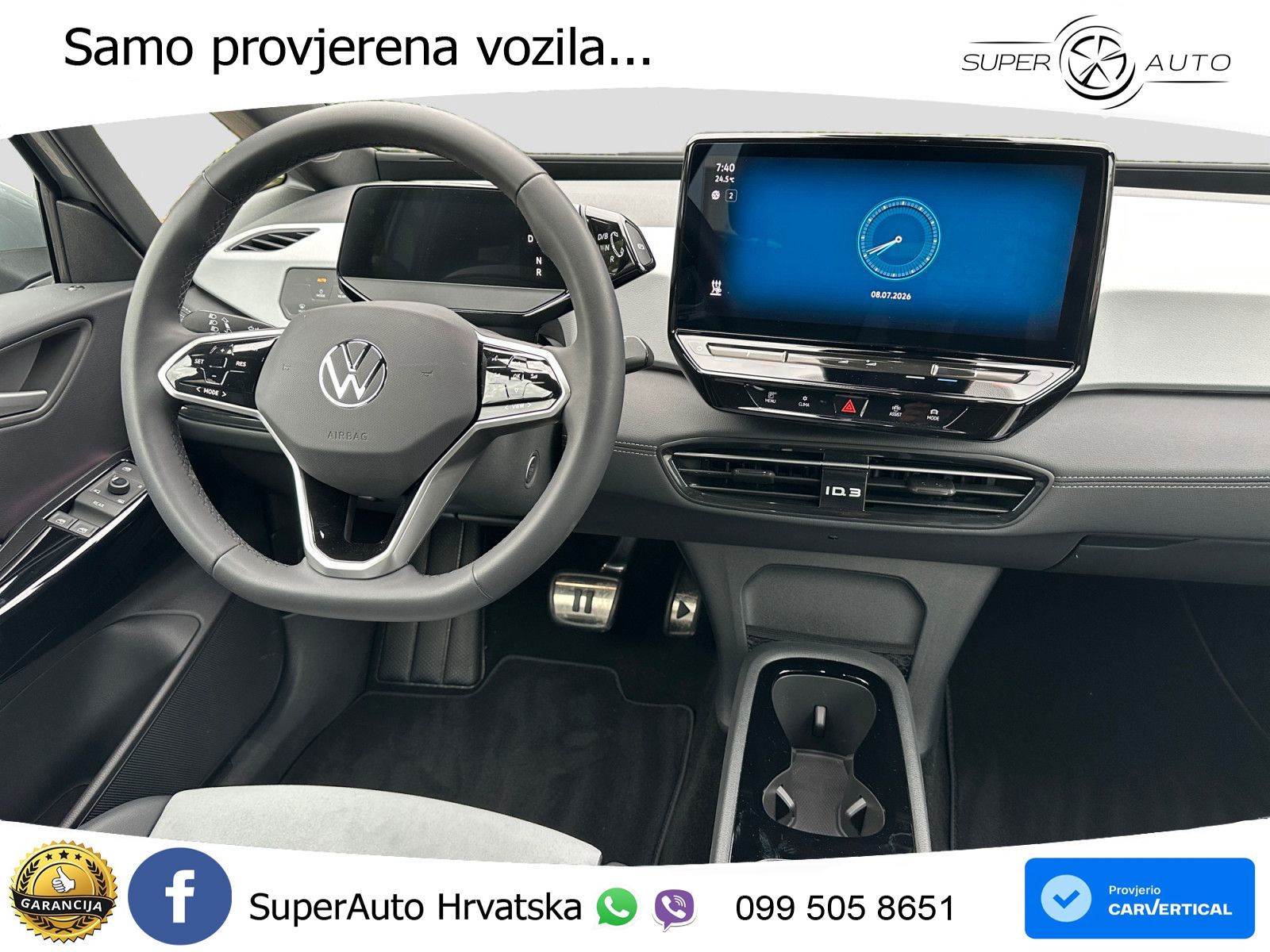 Volkswagen ID.3 Pro 62 kWh (204 KS) LED+GR SJED+ACC