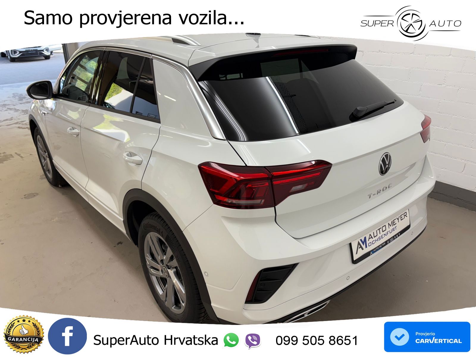 Volkswagen T-Roc 1.5 TSI (150 KS) DSG R-Line LED+GR SJED+ACC