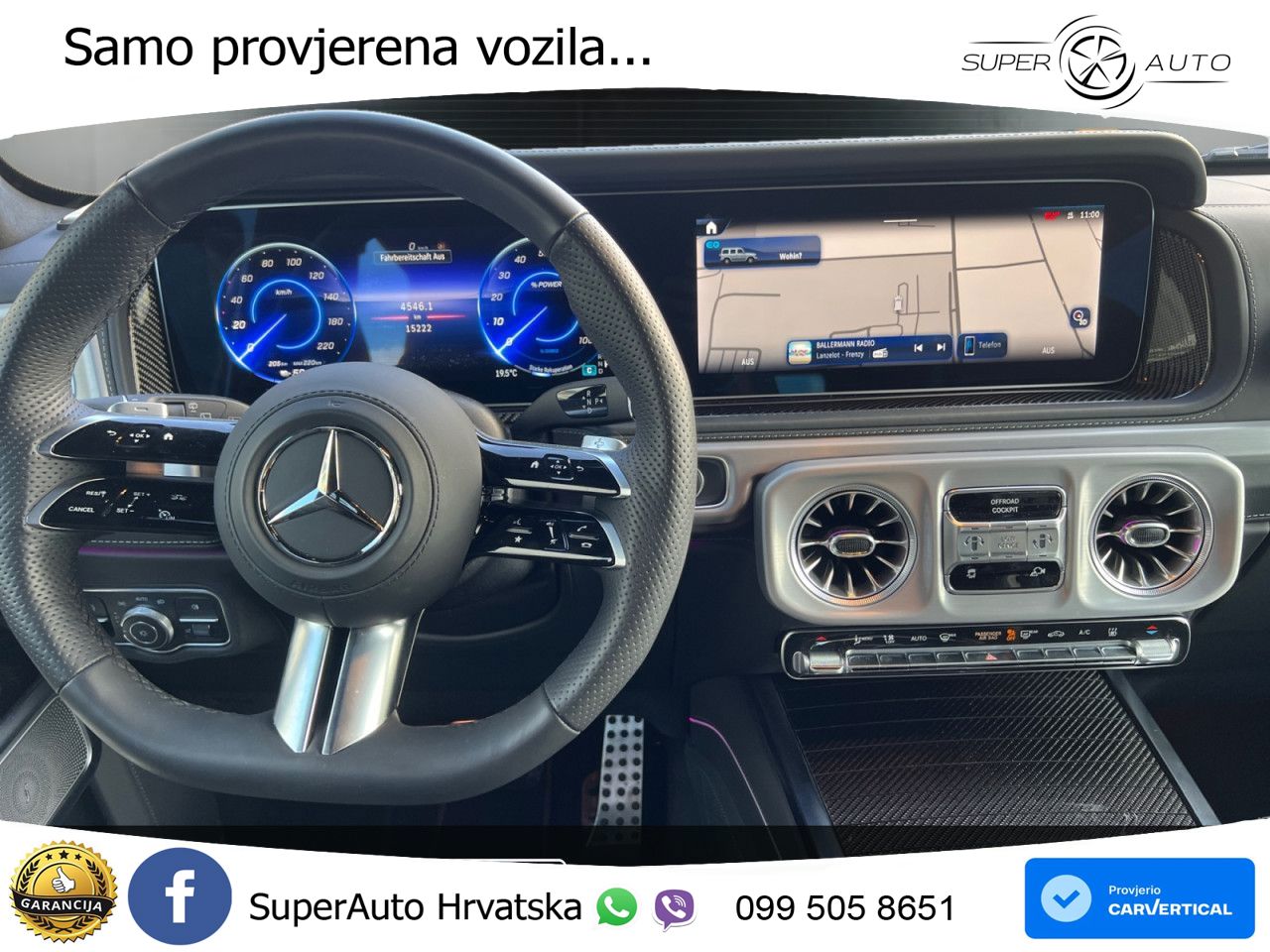 Mercedes G 580 EQ Long 116 kWh (587 KS) 4MATIC AMG LED+GR SJED+ACC