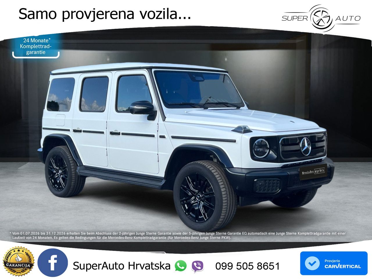 Mercedes G 580 EQ Long 116 kWh (587 KS) 4MATIC AMG LED+GR SJED+ACC
