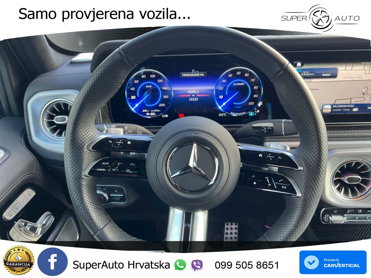 Mercedes G 580 EQ Long 116 kWh (587 KS) 4MATIC AMG LED+GR SJED+ACC