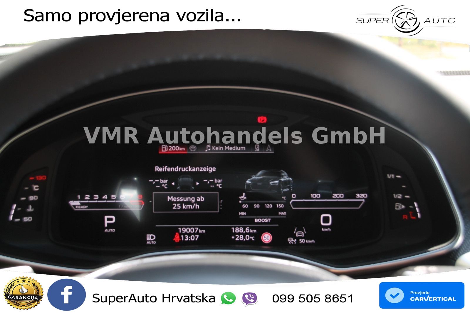 Audi RS7 4.0 TFSI V8 performance (630 KS) quattro tiptronic ACC+HEAD+4xGR SJED+360+PANO