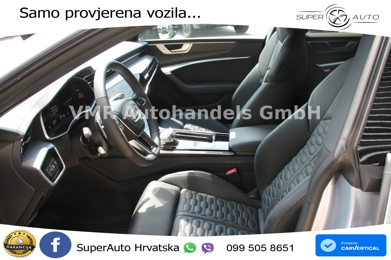 Audi RS7 4.0 TFSI V8 performance (630 KS) quattro tiptronic ACC+HEAD+4xGR SJED+360+PANO