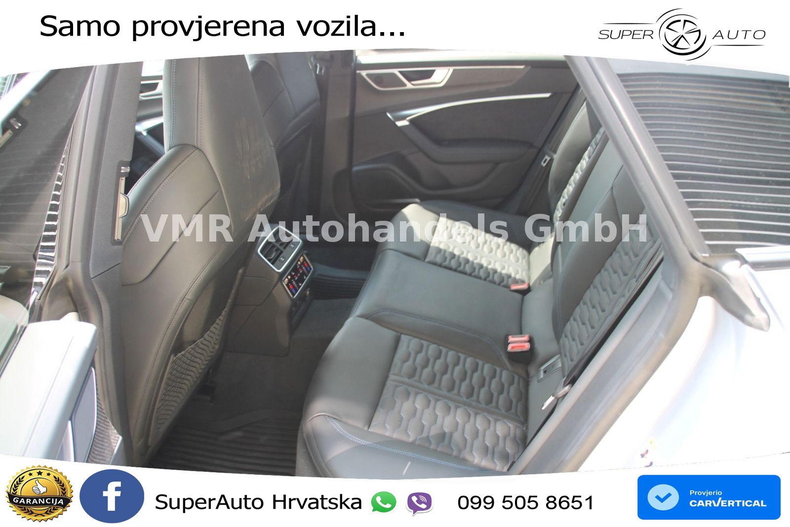Audi RS7 4.0 TFSI V8 performance (630 KS) quattro tiptronic ACC+HEAD+4xGR SJED+360+PANO
