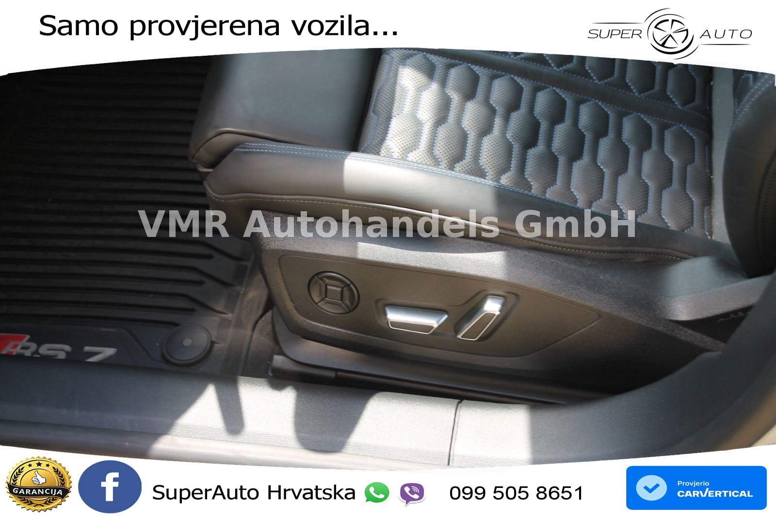 Audi RS7 4.0 TFSI V8 performance (630 KS) quattro tiptronic ACC+HEAD+4xGR SJED+360+PANO