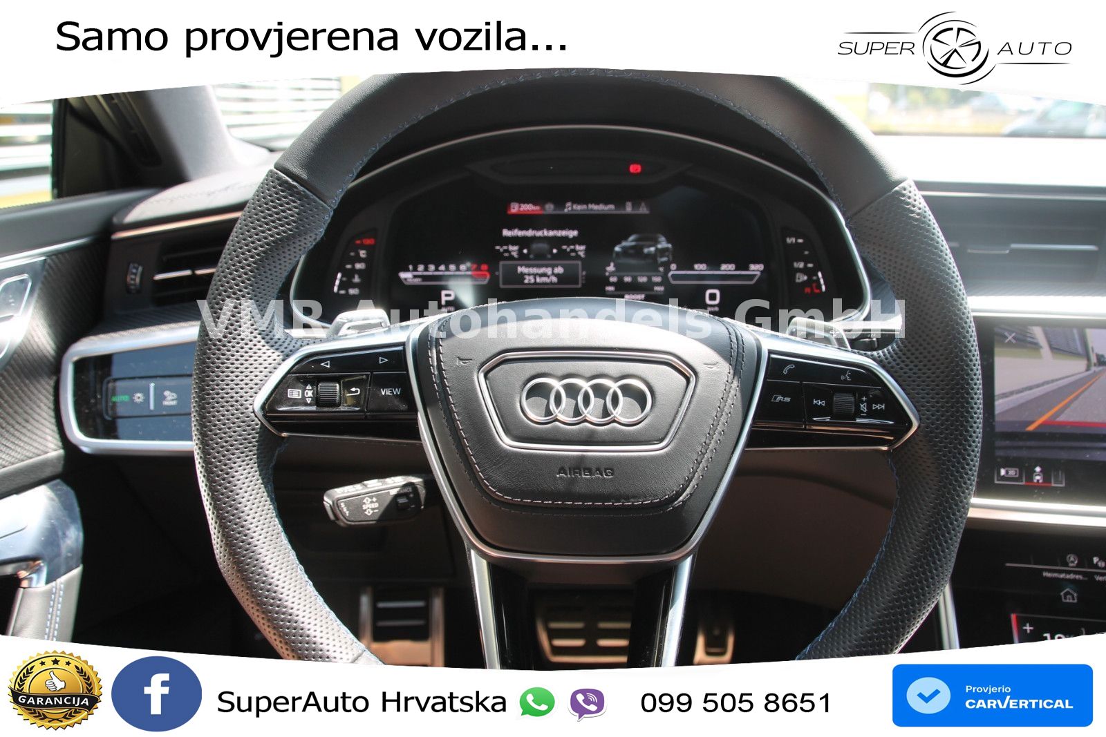 Audi RS7 4.0 TFSI V8 performance (630 KS) quattro tiptronic ACC+HEAD+4xGR SJED+360+PANO