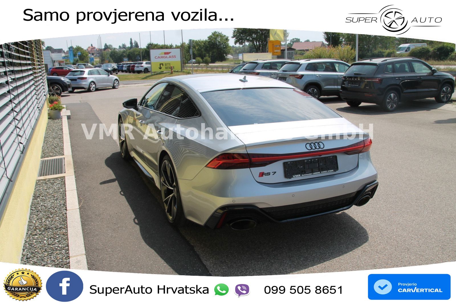 Audi RS7 4.0 TFSI V8 performance (630 KS) quattro tiptronic ACC+HEAD+4xGR SJED+360+PANO