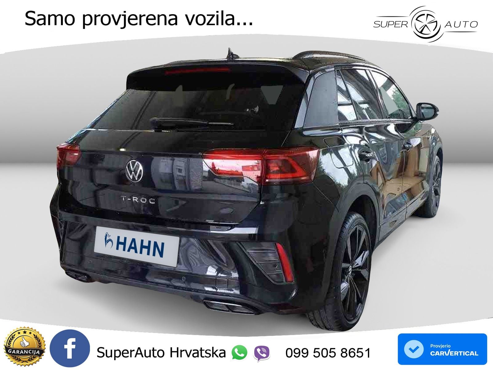 Volkswagen T-Roc 1.5 TSI (150 KS) DSG R-Line LED+GR SJED+ACC