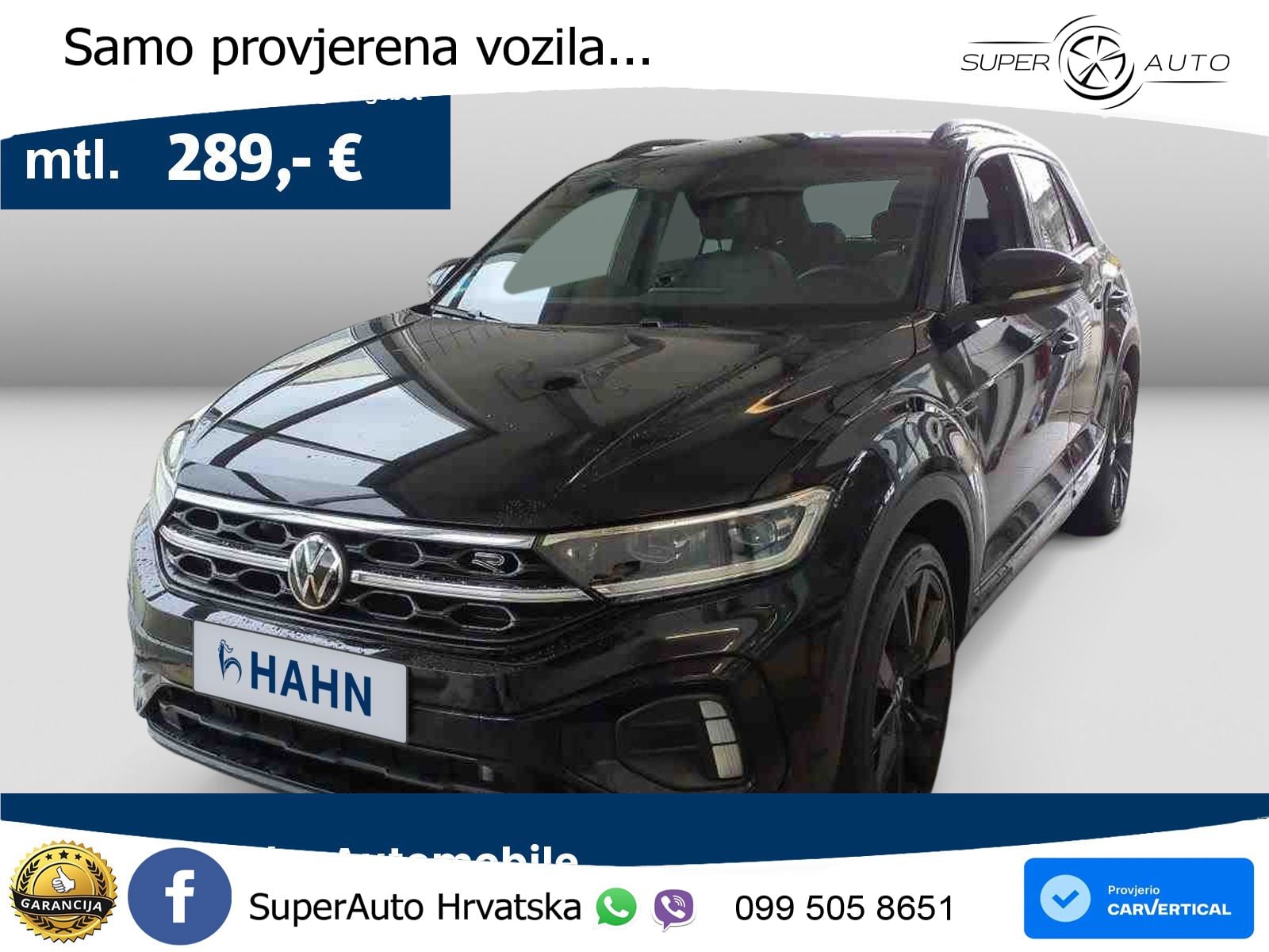 Volkswagen T-Roc 1.5 TSI (150 KS) DSG R-Line LED+GR SJED+ACC